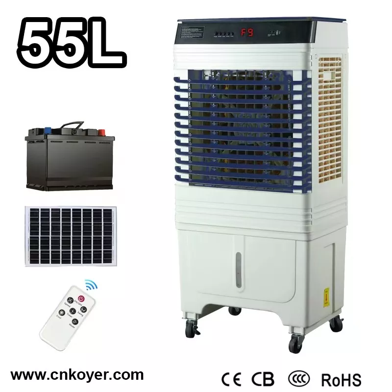 Intelligens újratölthető léghűtő ventilátor