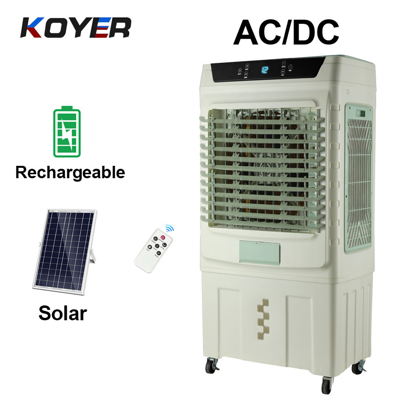 Távirányítós napkollektoros levegőhűtő ventilátor