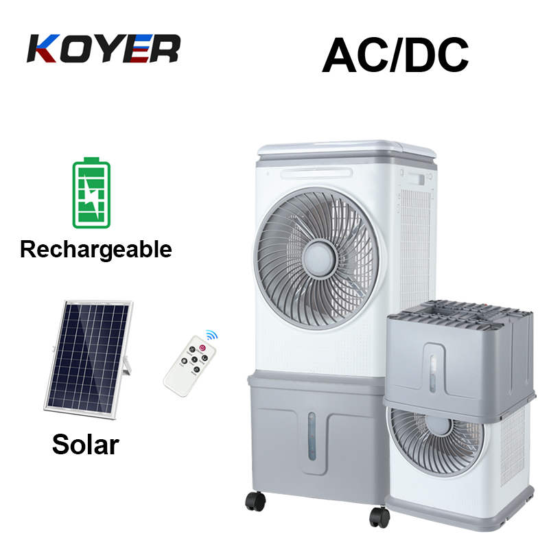 Kis napkollektoros léghűtő ventilátor