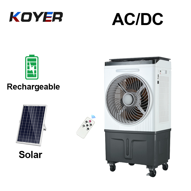 Napenergiával újratölthető léghűtő ventilátor